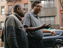 two men on the street