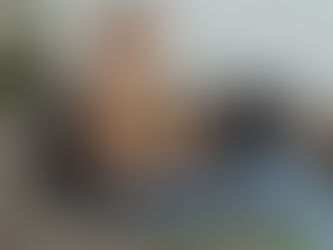 woman working on couch