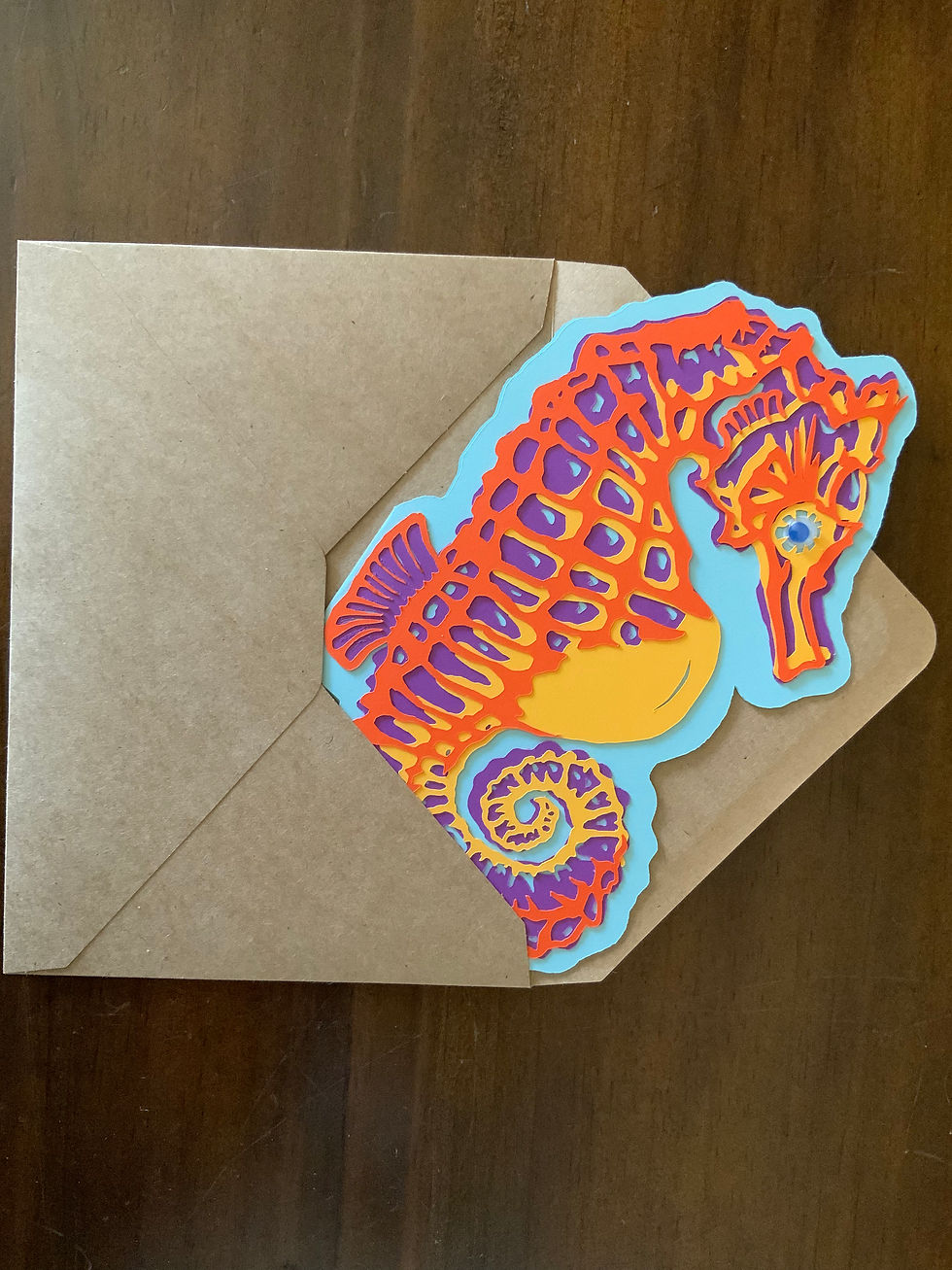 Thumbnail: Pacific Seahorse Card