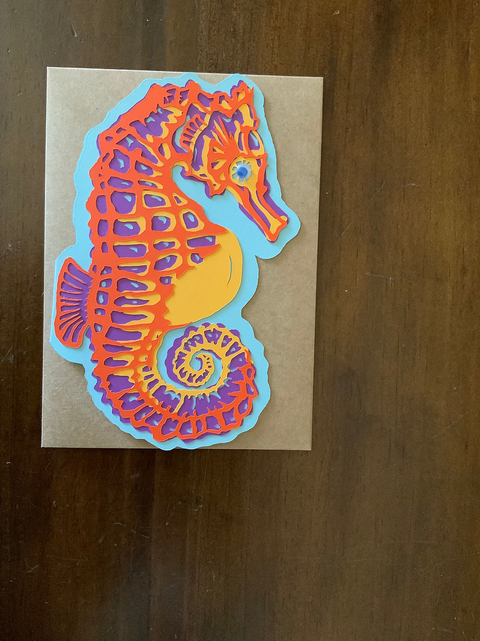 Thumbnail: Pacific Seahorse Card