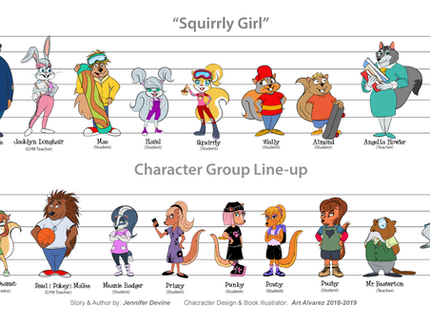 These are the cast of Characters.