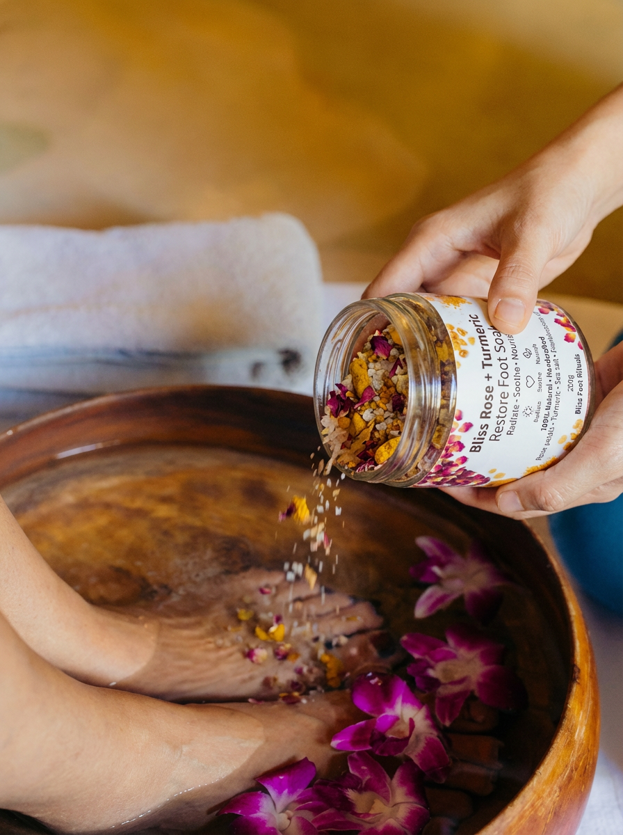 Thumbnail: Bliss Rose and Turmeric Healing Foot Salt