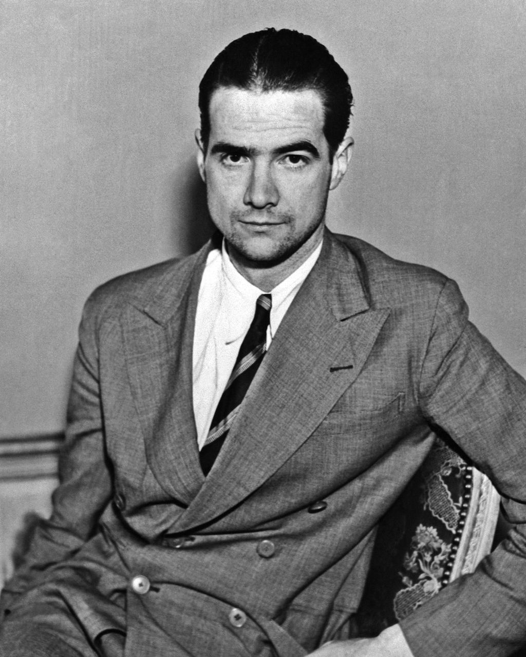 Howard Hughes after Breaking Transcontinental Flight Record