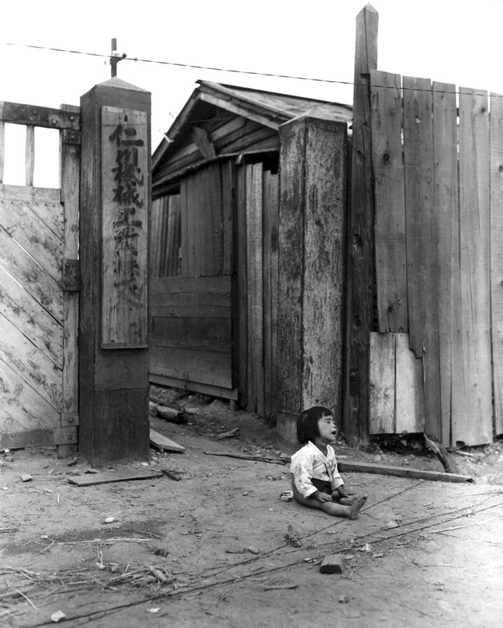 South Korean Child in Street After Invasion of Inchon