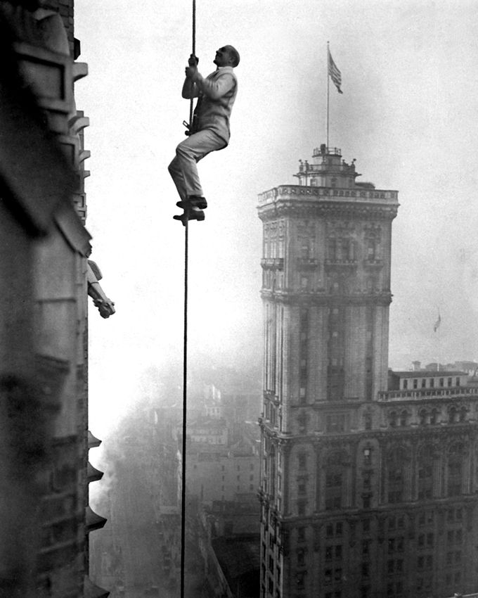 "Human Squirrel" Performing for War Relief Funds