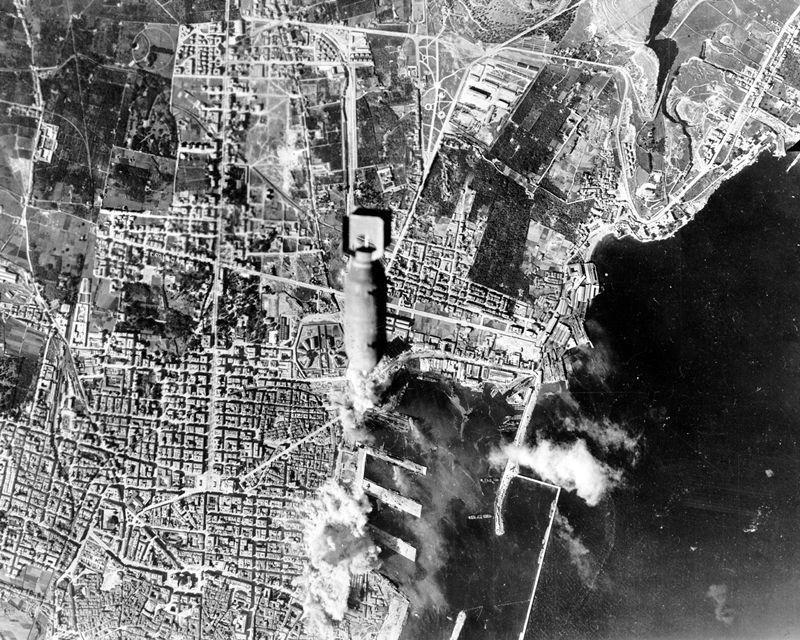 B-17s Fly thru Barrage of Anti-Aircraft Fire, 1943