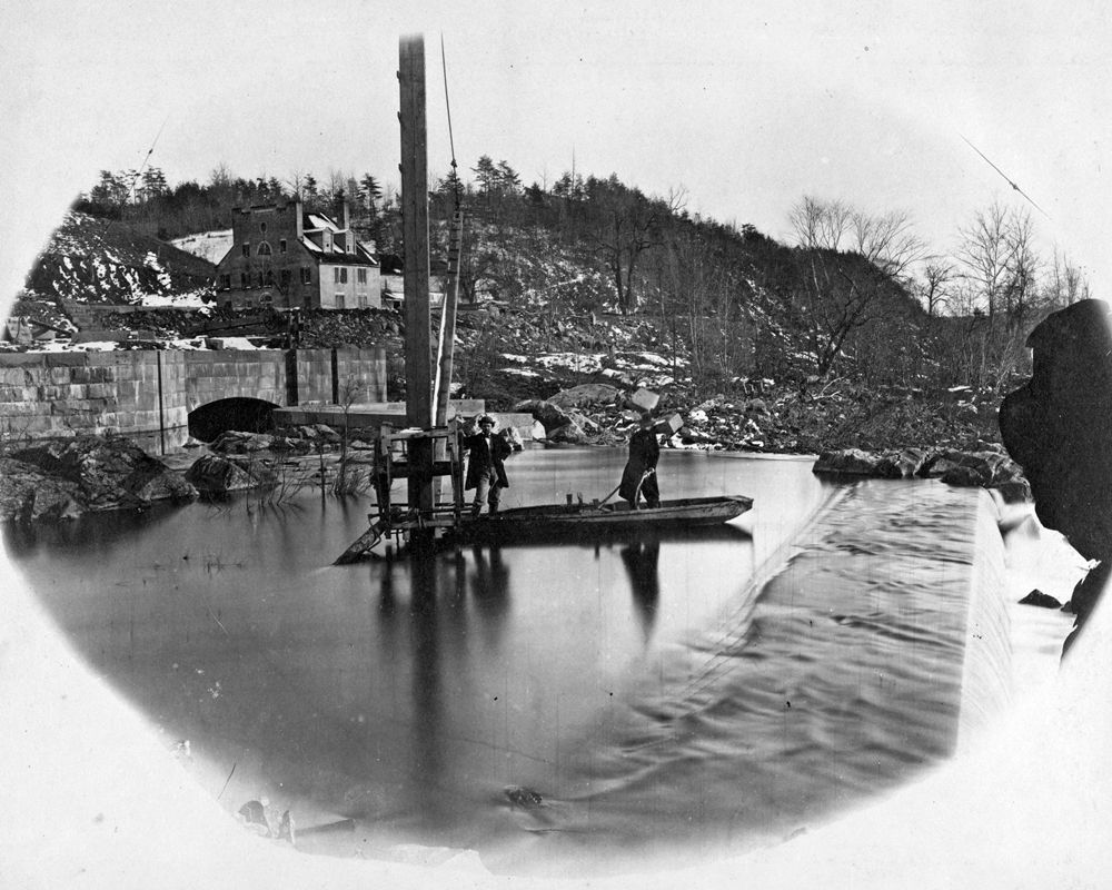 Entrance to Washington Water Works on the Potomac River