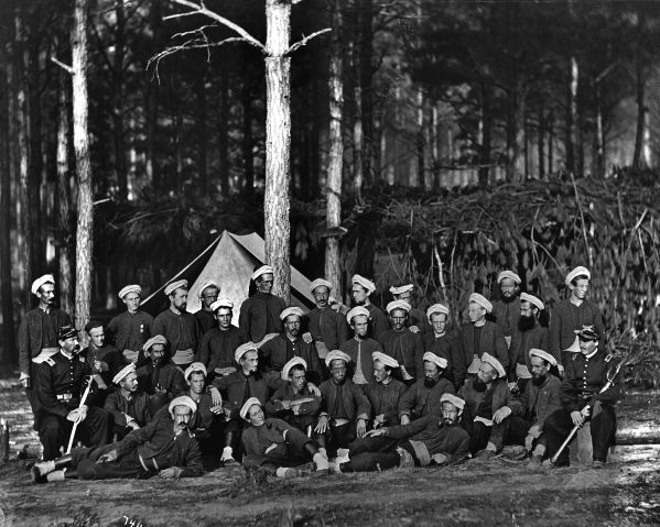 Company F, 114th Pennsylvania Infantry at Petersburg