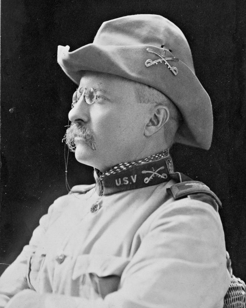 Col. Theodore Roosevelt in Uniform, "Rough Riders"