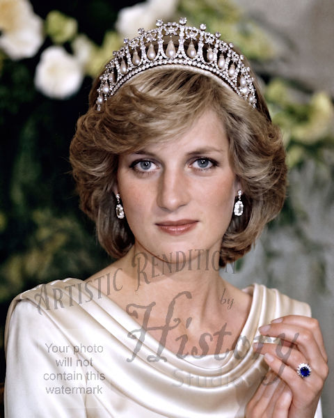 Diana Spencer, Princess of Wales - Artistic Rendition Photo