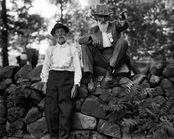 G.A.R. and U.C.V. Veterans at Gettysburg