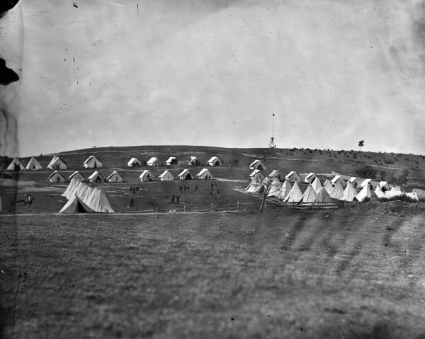 United States Signal Corps Camp Near Georgetown