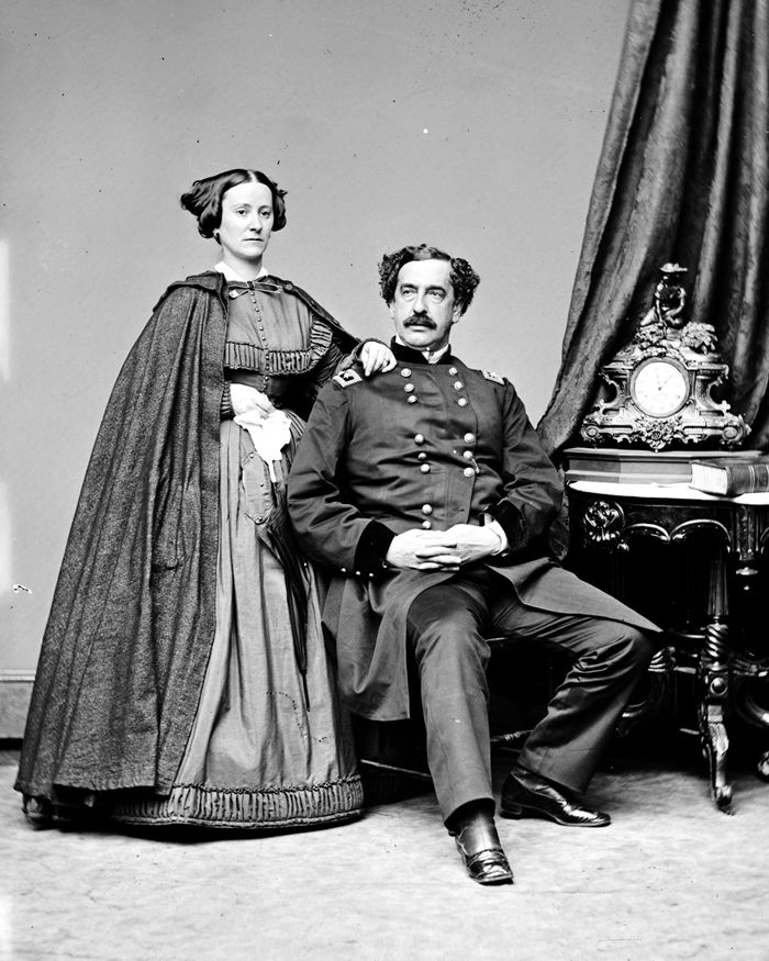 Union - Federal General Abner Doubleday & Wife
