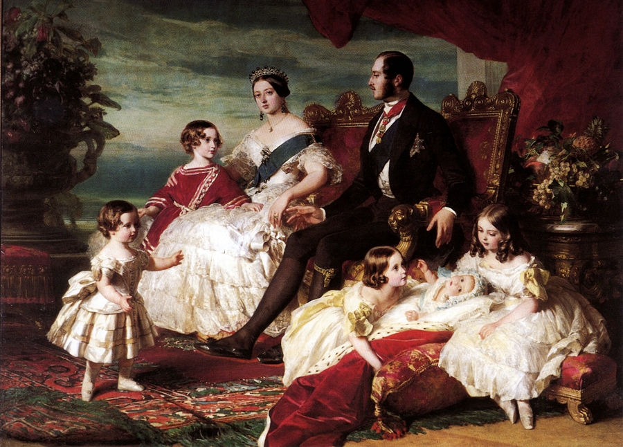 Portrait of Queen Victoria, Prince Albert, and Their Children