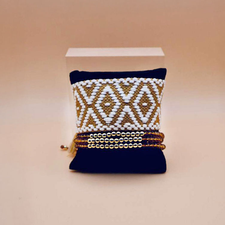 Adjustable Crystals Bracelets 2-Piece Set