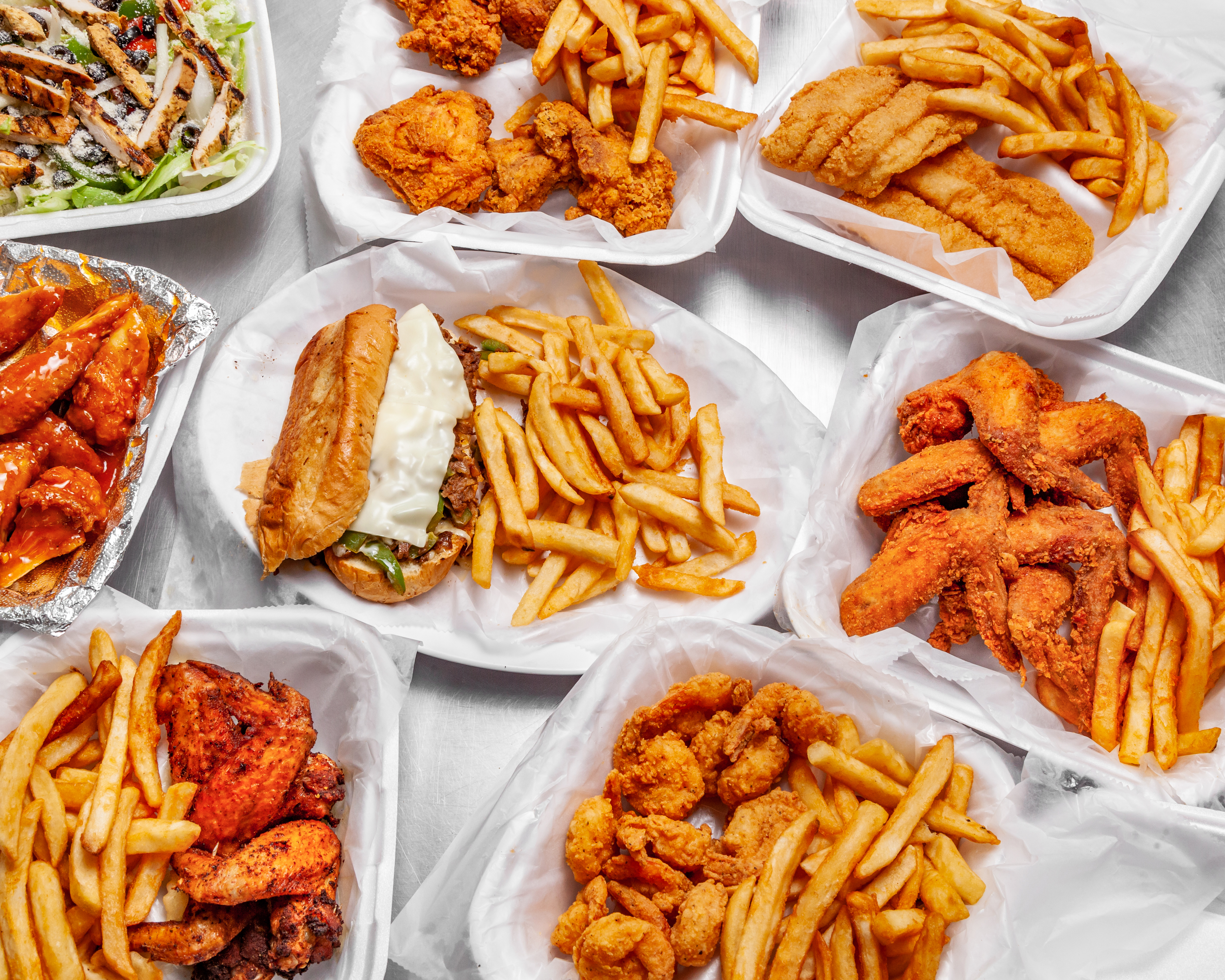 Arranged Food and Objects