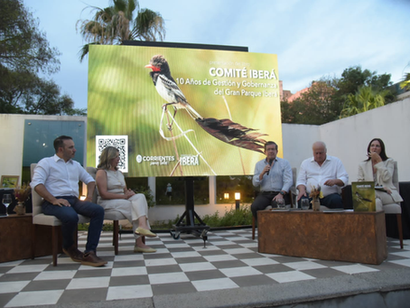 El Iberá como orgullo correntino: Braillard Poccard y Valdés acompañaron la presentación del libro sobre una década de transformación