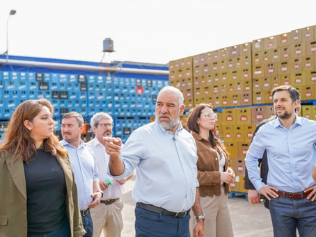 Polich recorrió una planta industrial y puso en valor el trabajo conjunto entre el sector público y privado