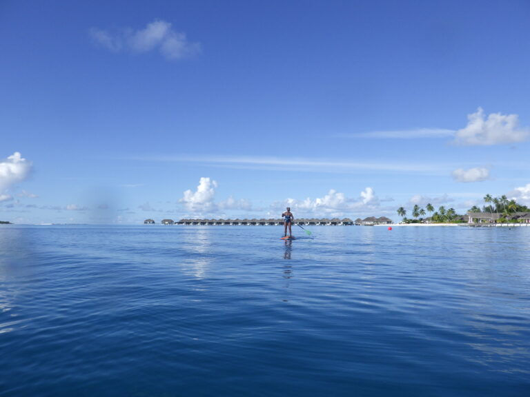 Kayaking in Maldives