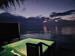 Sunrise fishing trip in Maldives