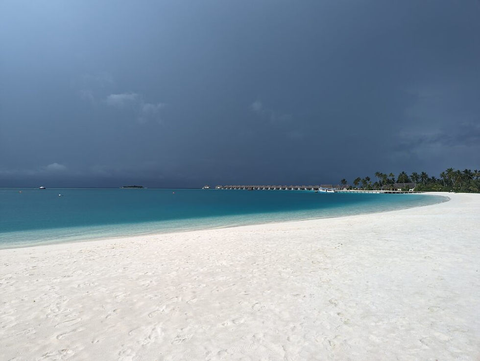 Watching the sky turn darker and darker as the weather rolled in never got boring – it was just so dramatic!