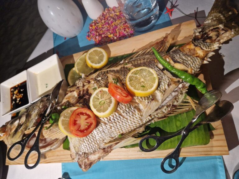 Dinner in Maldives