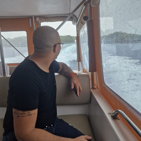 Speedboat in Maldives