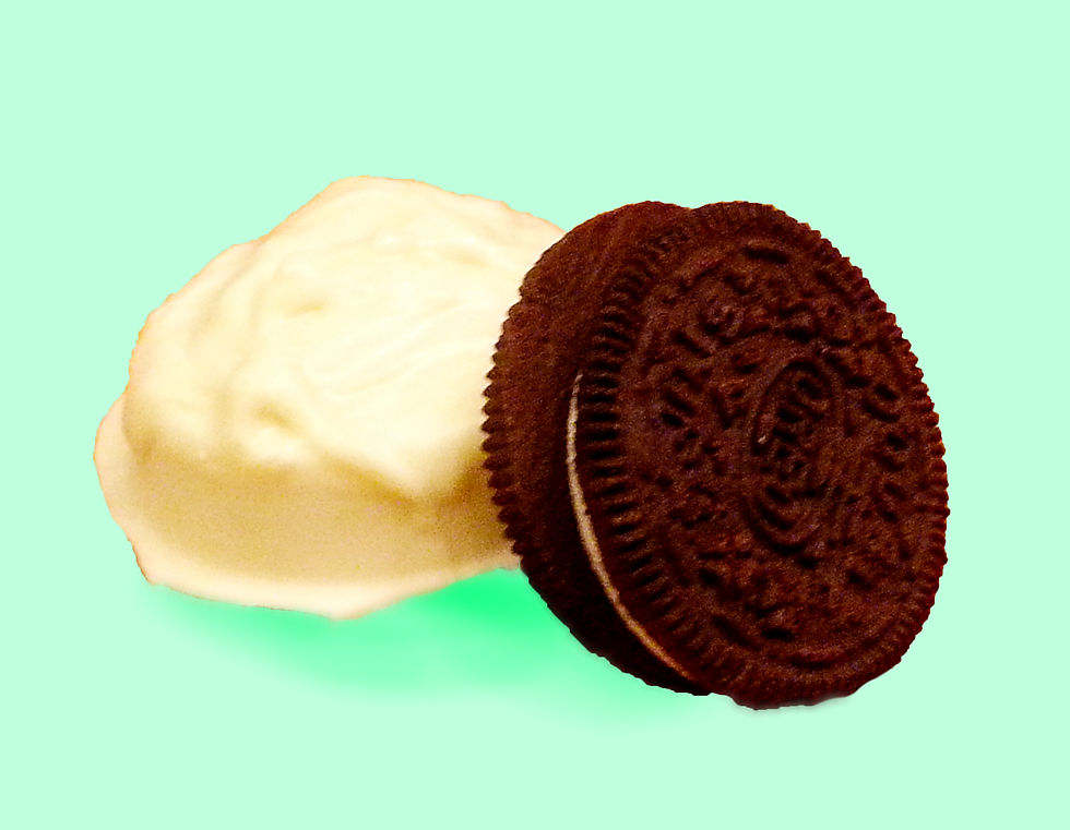 White Chocolate Covered Oreo