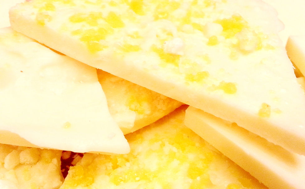 White Chocolate Lemon Bark