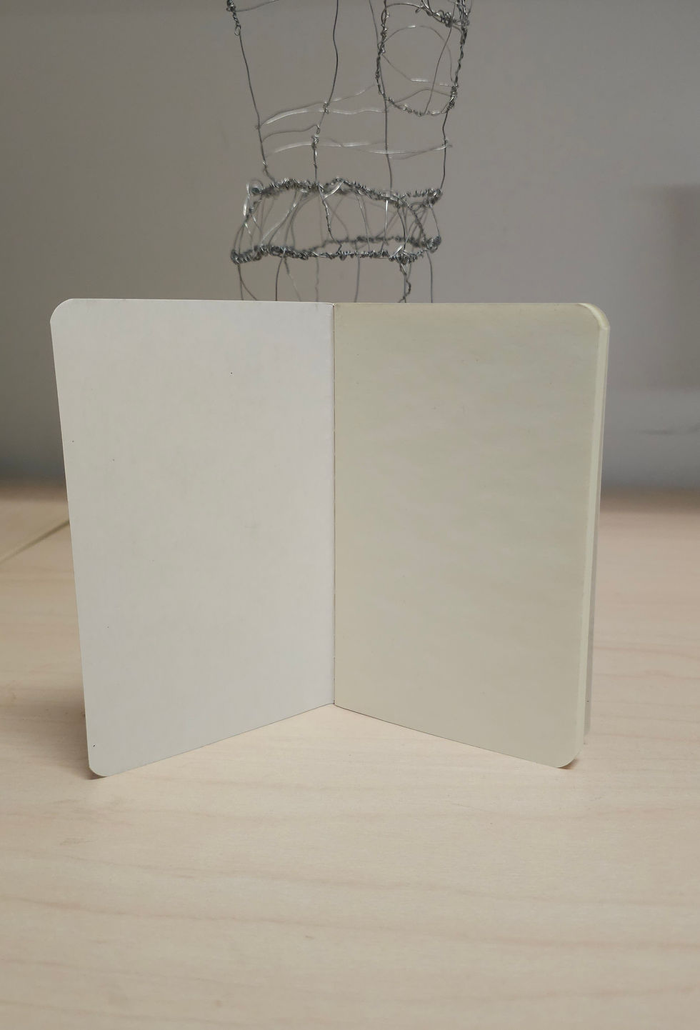 Thumbnail: Hand-Drawn Abstract Art Notebook | 3.5" x 5.5" Pocket Journal | 60 Blank Pages