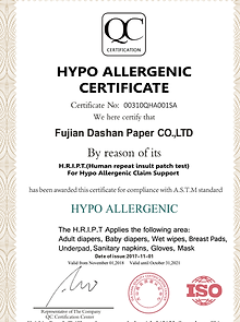 Hypoalergenic certificate.png