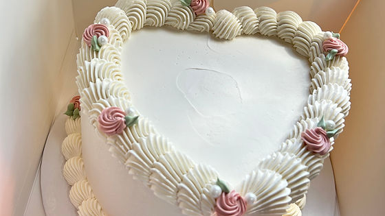 8 Inch Heart Shaped Cake