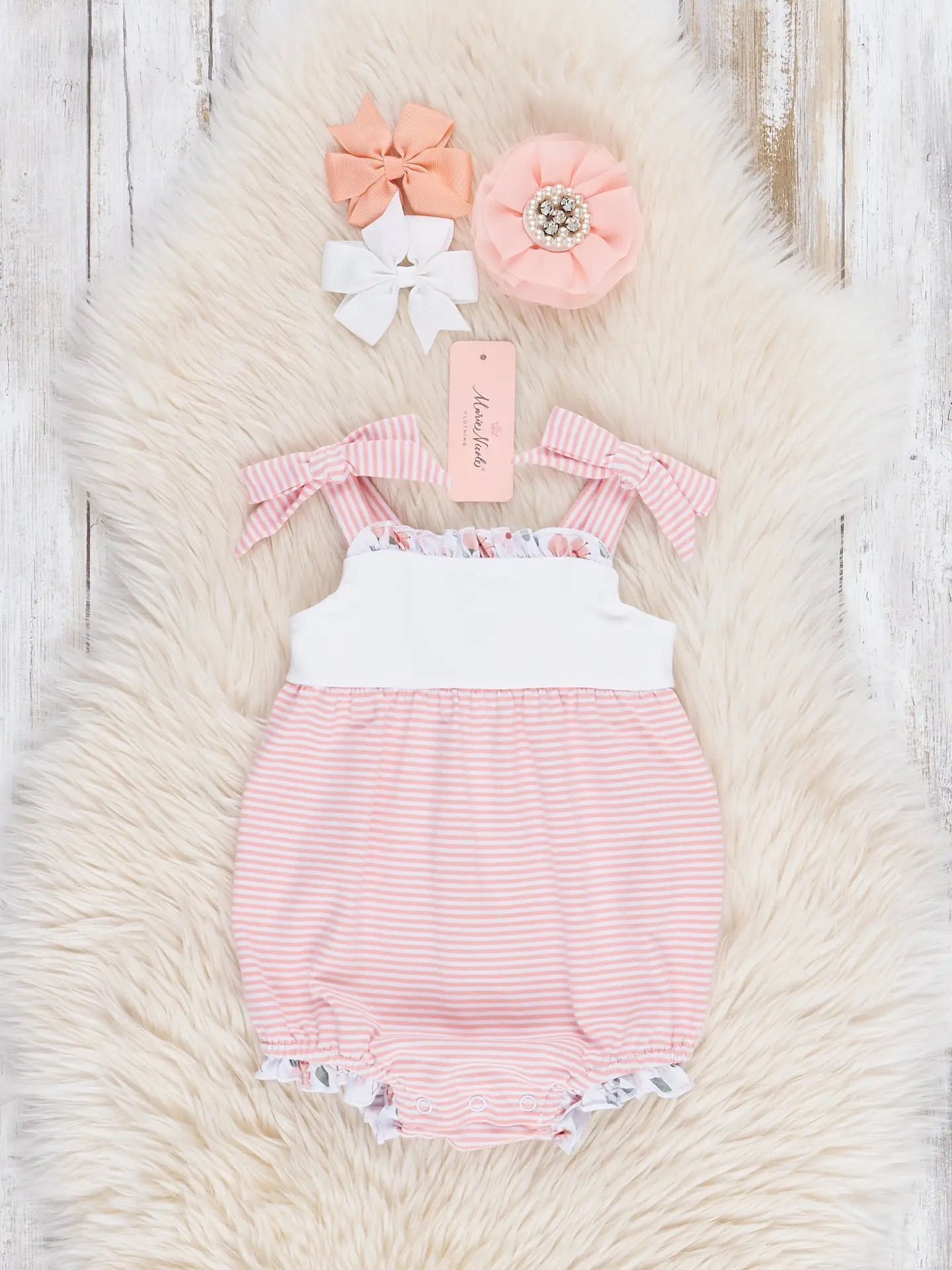 Blushing Bouquets Bubble Romper