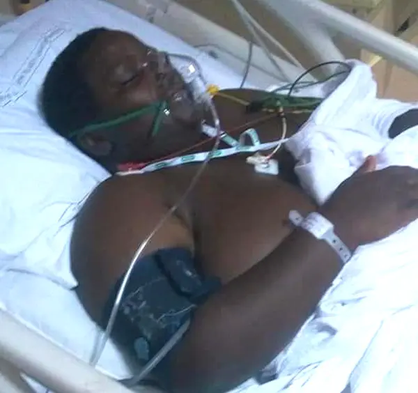 Sauda Madada in hospital 2018