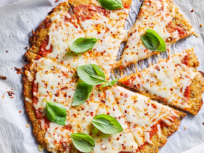 Ground Chicken Crust Pizza