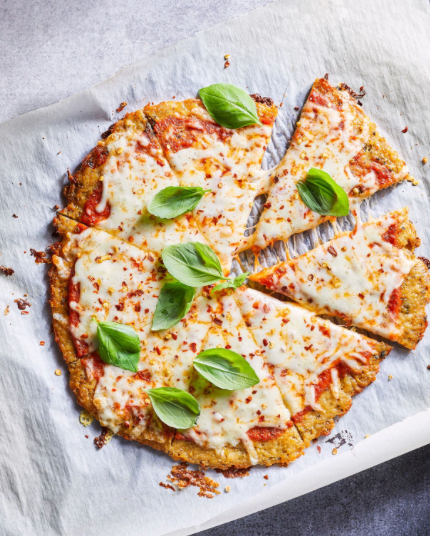 Ground Chicken Crust Pizza