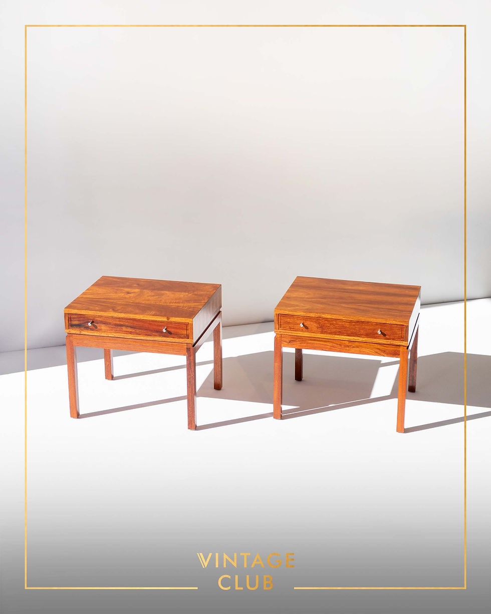 Thumbnail: Pair of 1960s Greaves & Thomas Lamp or Bedside Tables