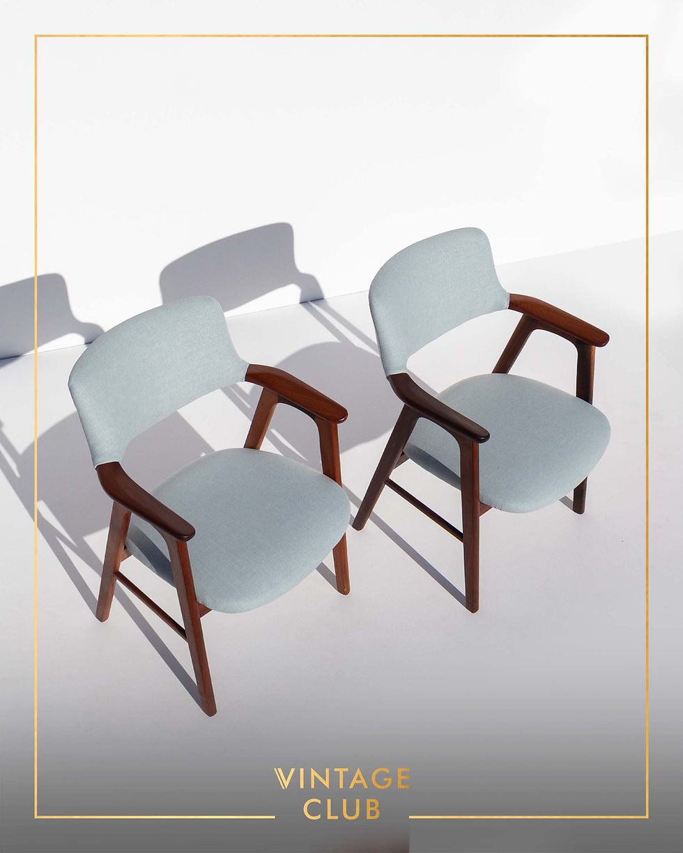 Thumbnail: Pair of Vintage Side Armchairs