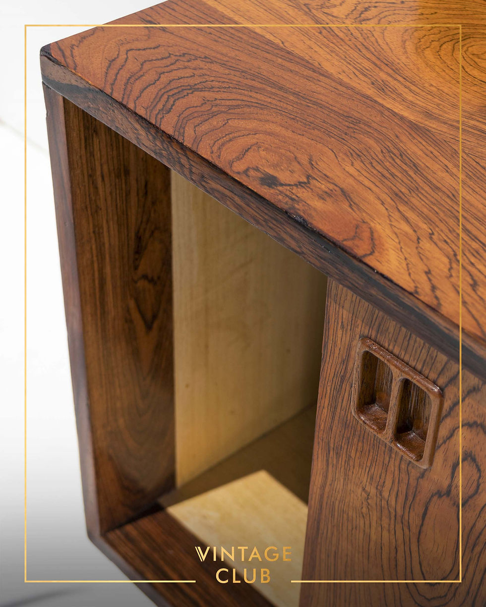Thumbnail: Compact Mid-century Modern Danish Minimalistic rosewood sideboard