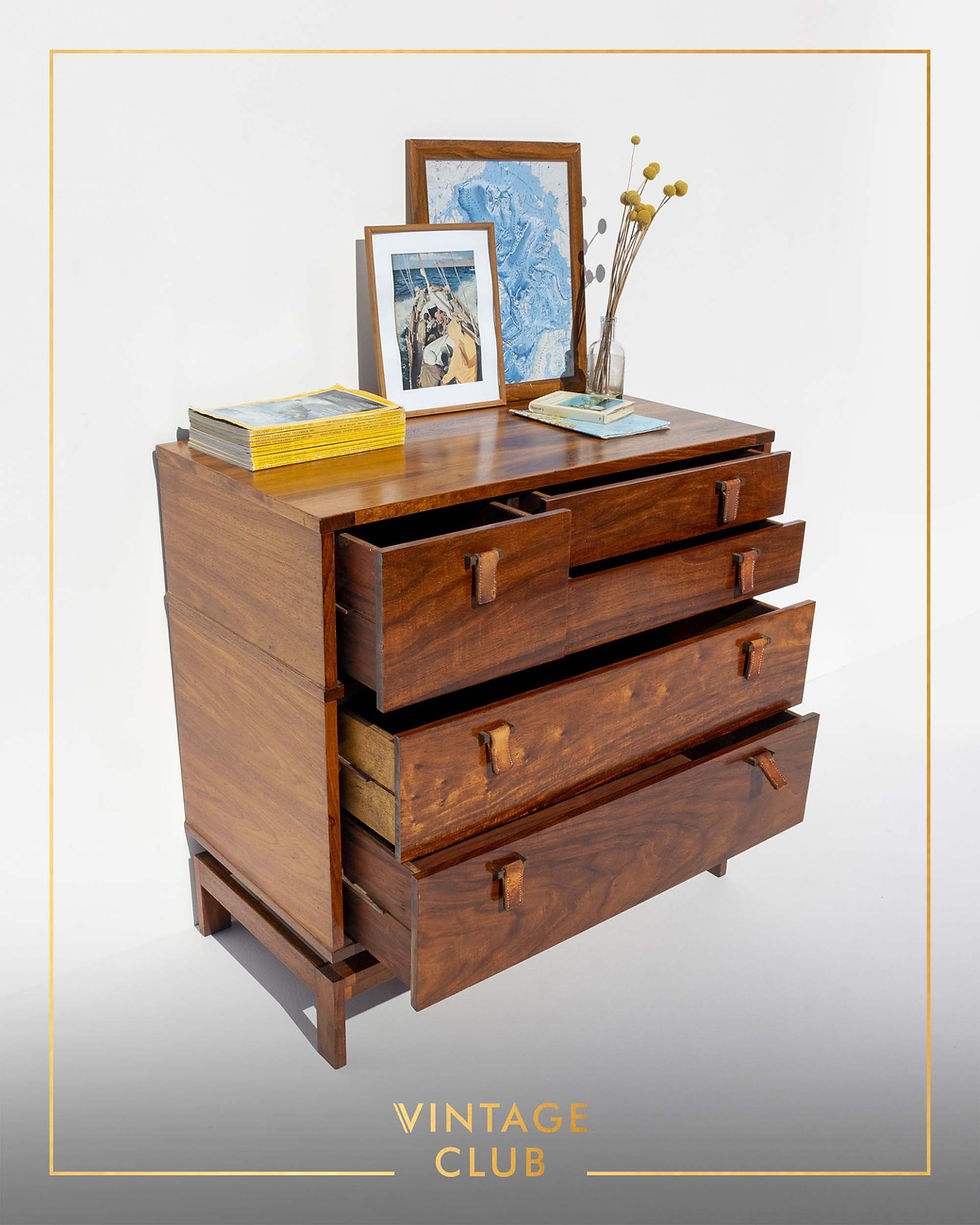 Thumbnail: Mid-century Kiaat Chest of Drawers by John Tabraham for Kallenbach's