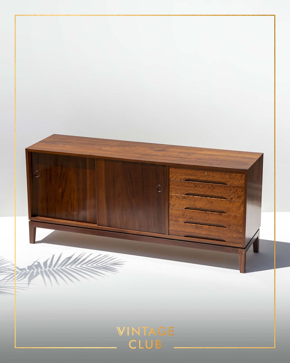 Thumbnail: Mid-Century Modern Imbuia sideboard by EE Meyer for Binnehuis