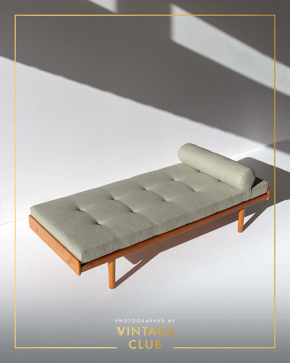 Thumbnail: Ejvind A. Johansson Oak Daybed, Model G19, for FDB Møbler, Denmark, 1961