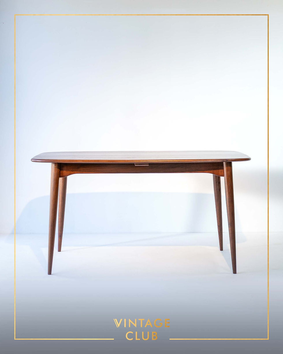 Thumbnail: EE Meyer for Binnehuis Solid Imbuia Dining Table, 1960's