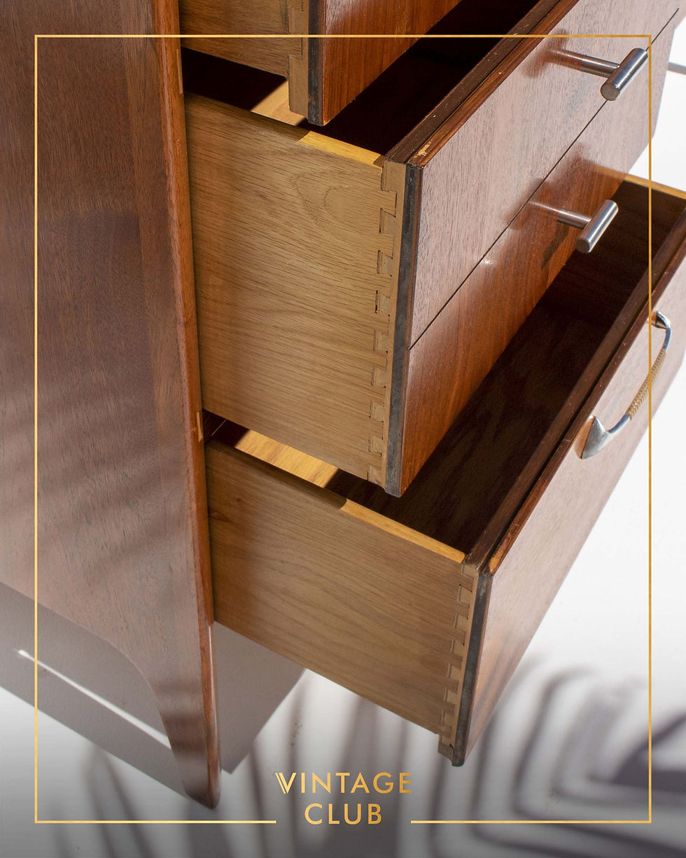 Thumbnail: Mid-Century Modern Drexel (US) ‘Modern’ Line Walnut 6 Drawer Dresser
