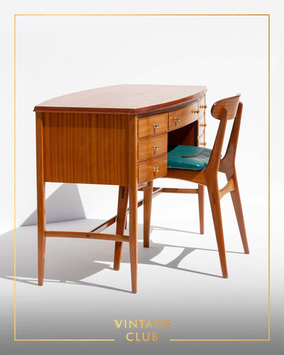 Vintage Desk and Chair Set by DS Vorster vintageclub