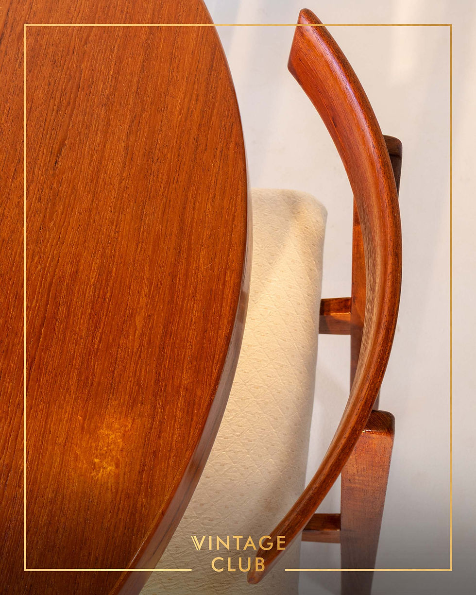 Thumbnail: Set of Six Model 193 Dining Chairs by Inger Klingenberg for France & Søn, 1960's