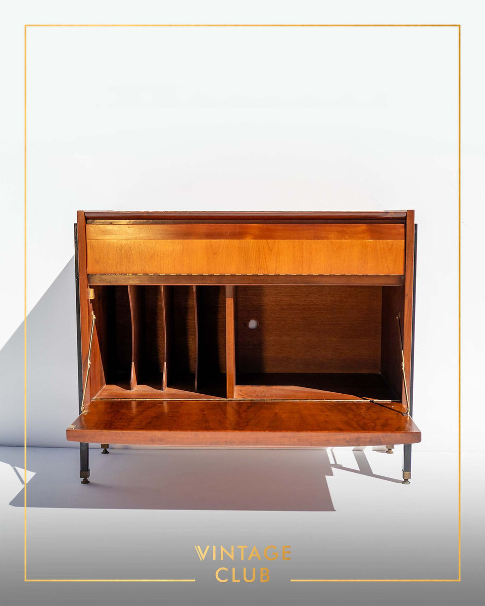 Thumbnail: 1970's Record/Vinyl/LP/Drinks cabinet by EE Meyer for Binnehuis