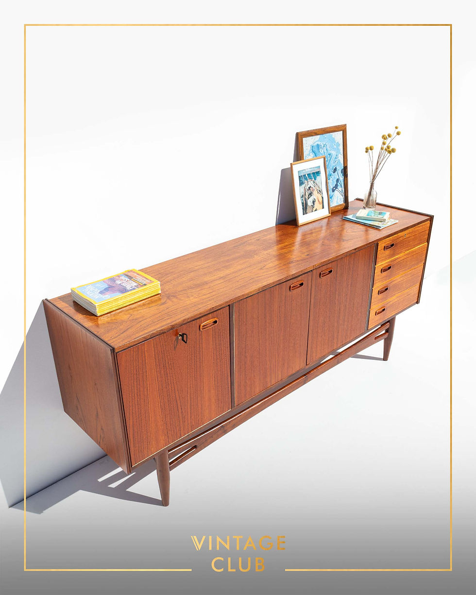 Thumbnail: Original Vintage ‘Dane’ sideboard in oiled Burma Teak by Frystark, 1960's