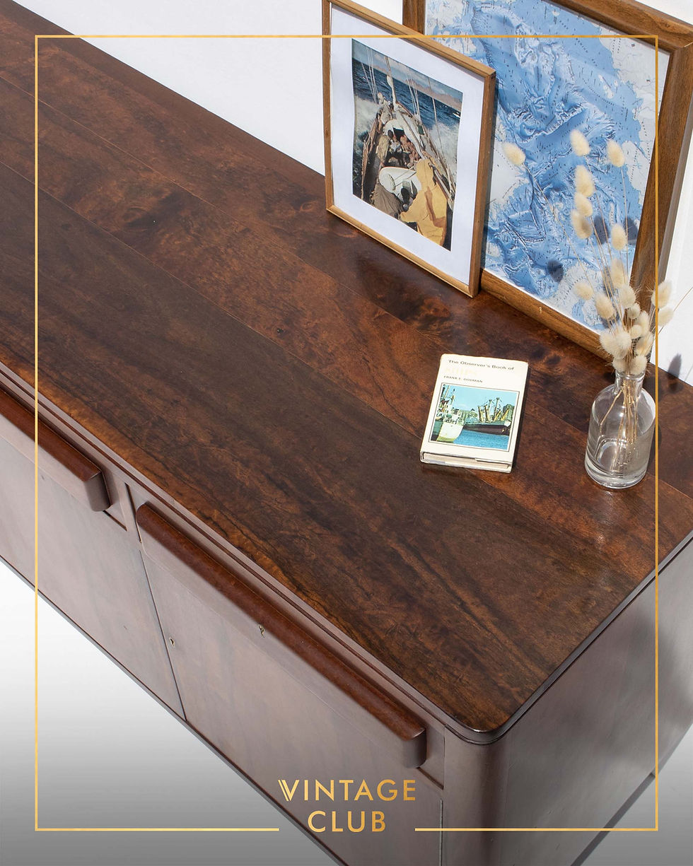 Thumbnail: Mid-century Imbuia Sideboard by EE Meyer for Binnehuis