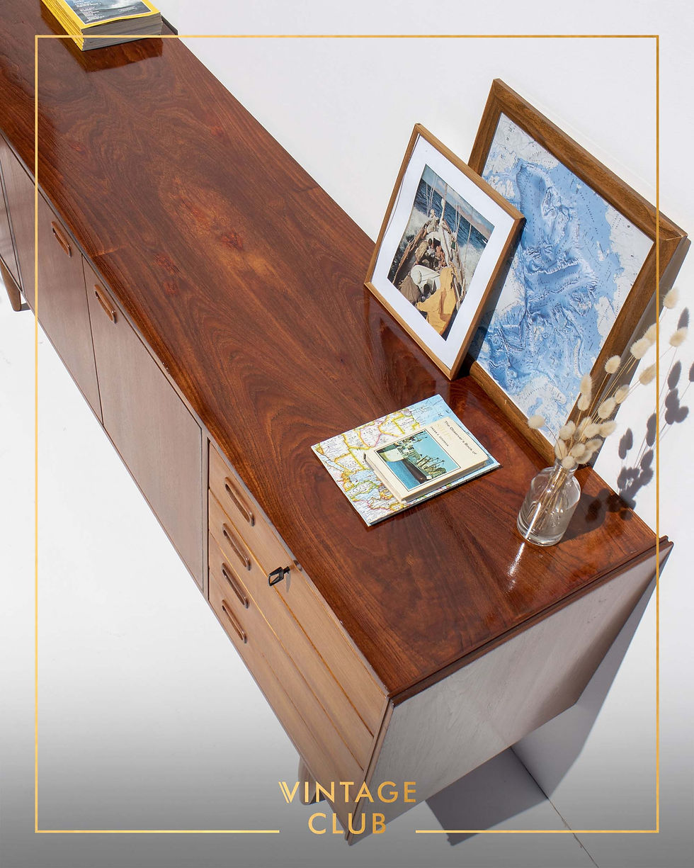 Thumbnail: Mid-Century ‘Dane’ sideboard in oiled Burma Teak by Frystark (SA)